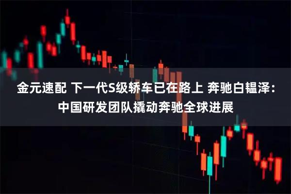 金元速配 下一代S级轿车已在路上 奔驰白韫泽：中国研发团队撬动奔驰全球进展